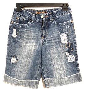 Girls jean shorts